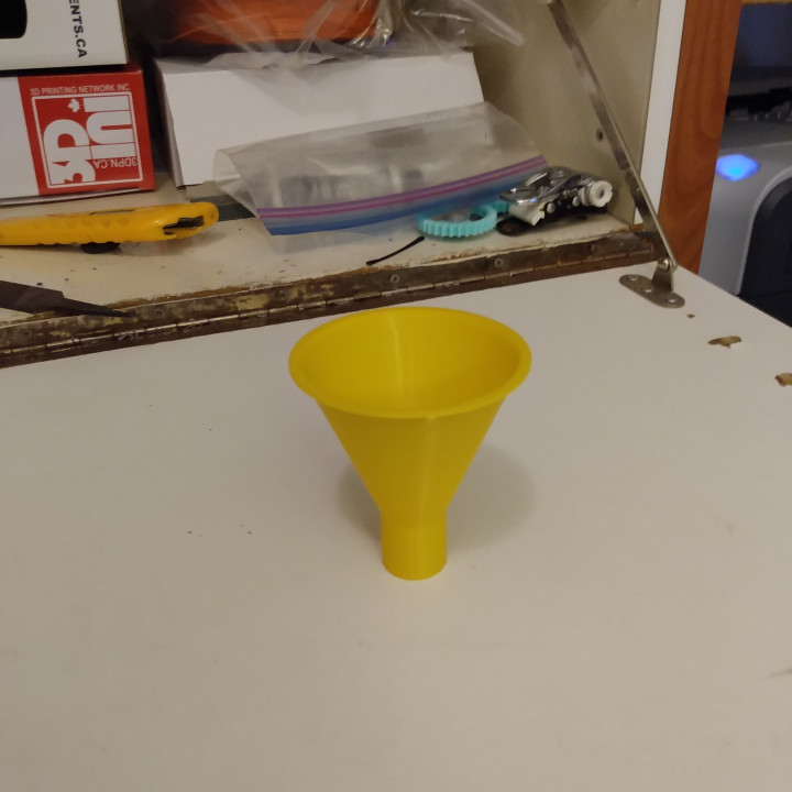 Simple Vase Mode Mason Jar Funnel, Fast Print image