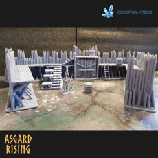 Picture of print of Fortified Village - Large Palisade /Modular/ /Terrain/ /Pre-supported/