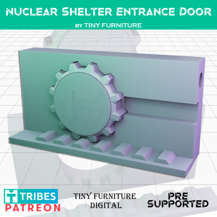 Nuclear Shelter Entrance Door image
