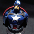 WICKED MARVEL AVENGERS CAPTAIN AMERICA Support Free Remix print image