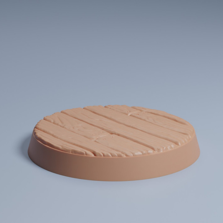 Simple Wooden 25mm Base image