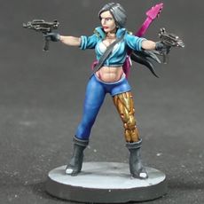 Jenny Silverleg Cyberpunk Rocker