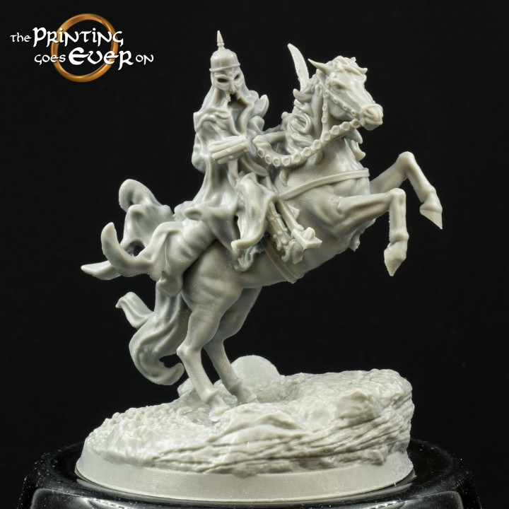 Dark Rider Khulsuud Mounted - Presupported image