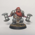 Sinar The Fearless [PRE-SUPPORTED] Dwarf Fighter print image