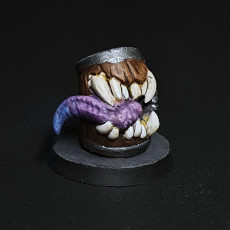 Picture of print of Barrel Mimic Miniature - pre-supported