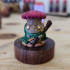 Shroomie Monk Minaiture - pre-supported print image