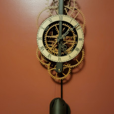 Picture of print of Large Pendulum Wall Clock Esta impresión fue cargada por Mike
