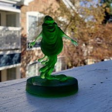 Picture of print of Common Slimer pre-supported