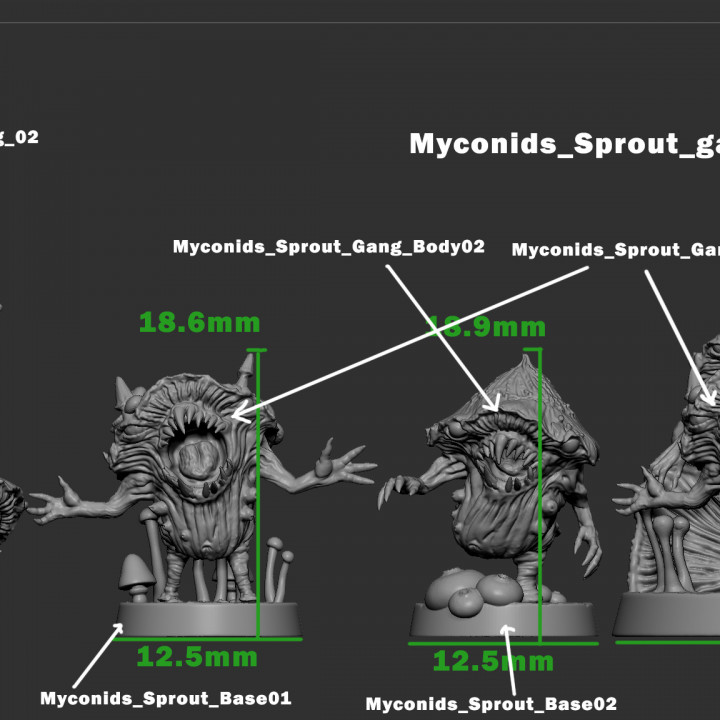 Myconid Spud Gang (4 variations) image