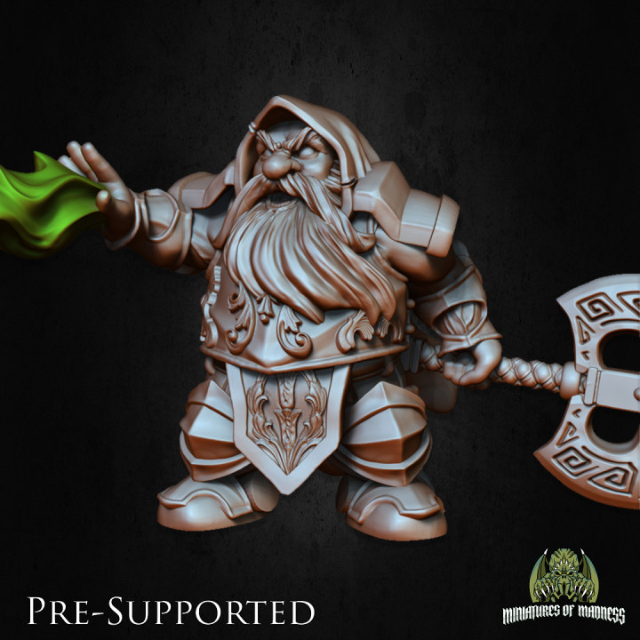 Dorfas The Eldritch Knight [PRE-SUPPORTED] Dwarf Cleric image