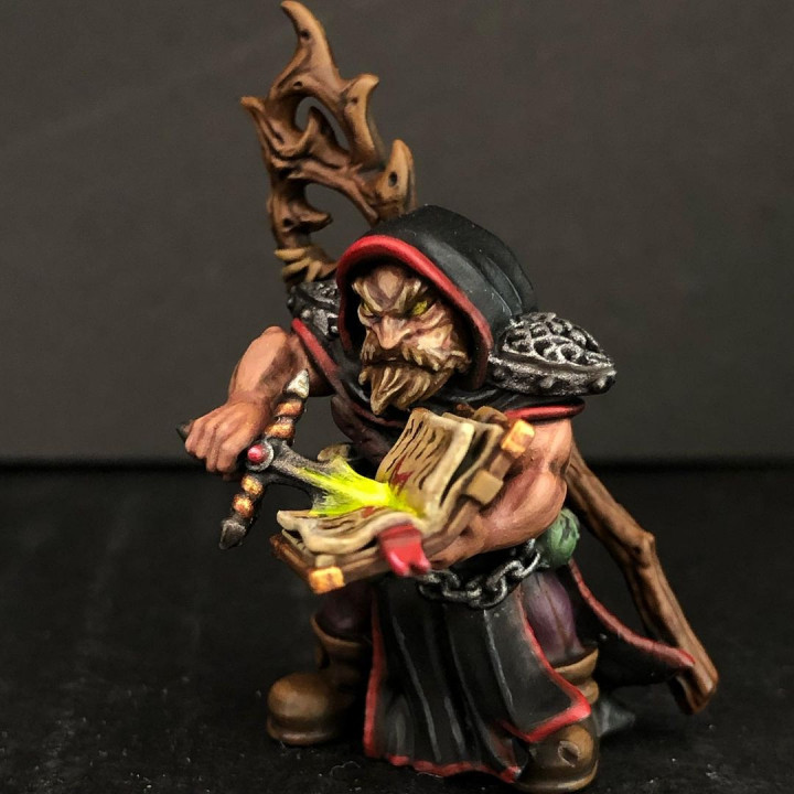 Sonus The Transmutator [PRE-SUPPORTED] Dwarf Wizard image