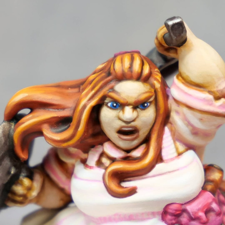 Mimma The Melee Housewife [PRE-SUPPORTED] Female Dwarf image