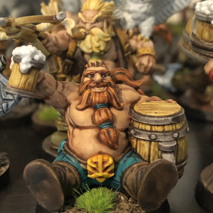 Hobur The Party-boy [PRE-SUPPORTED] Dwarf Drunk image