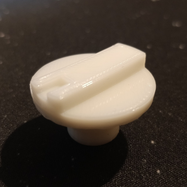 3D Printable Creda Wall Heater Control Knob by Boring Name