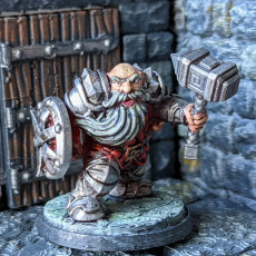 Picture of print of Dwarf Soldier Set 1 - PRESUPPORTED