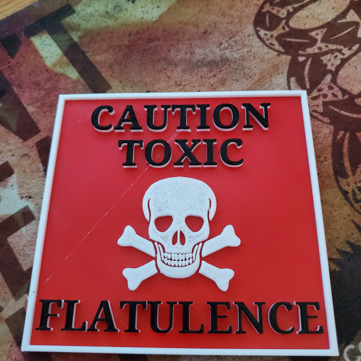 Toxic flatulence. image