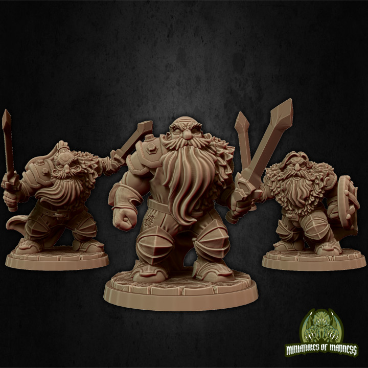 Dwarf Soldier Set 5 [PRE-SUPPORTED] image
