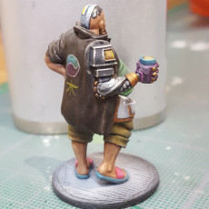 Picture of print of Cyber Forge Bartender Janus