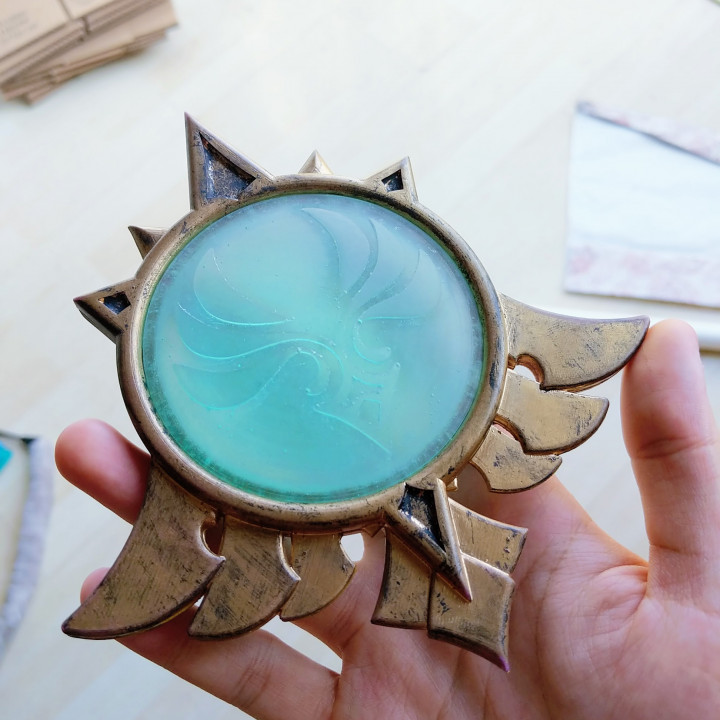 3d Printable Genshin Impact Vision Trinket Mondstadt By Kyle C Ho 