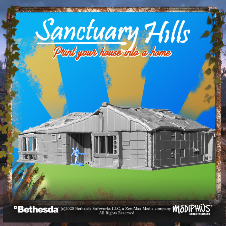 Sanctuary Hill House - Terrain Expansion - Fallout: Wasteland Warfare image