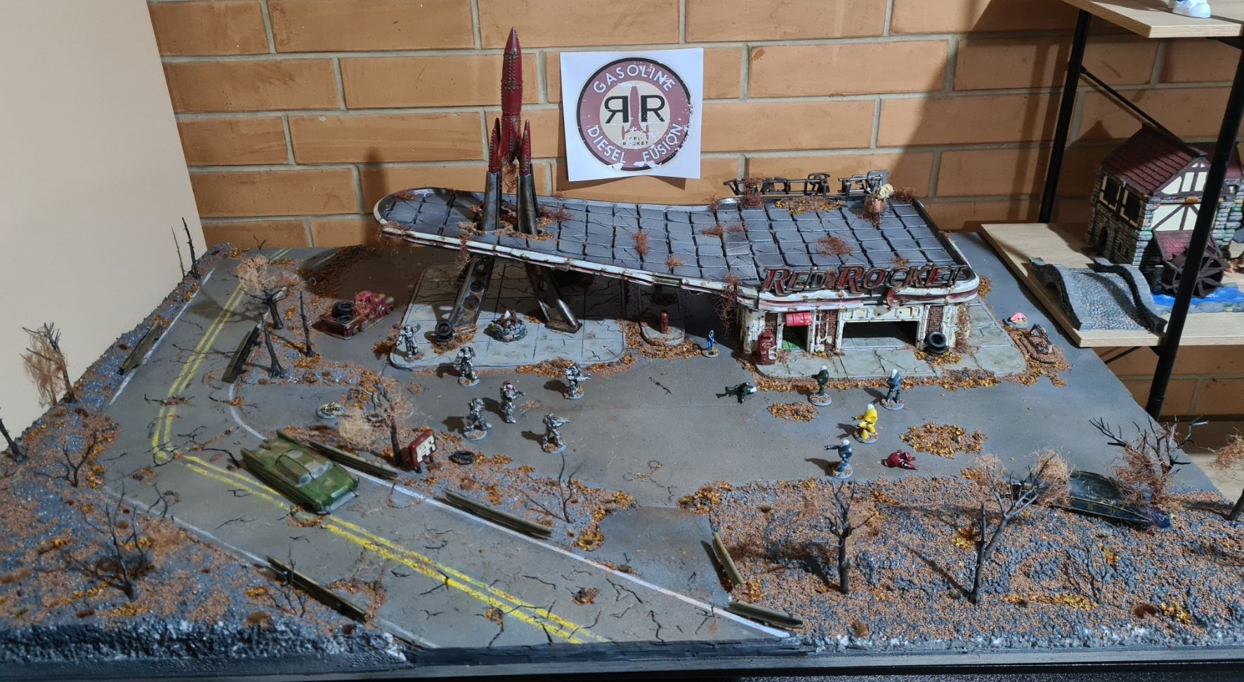 3D Printable Red Rocket - Preserved - Terrain Expansion - Fallout ...