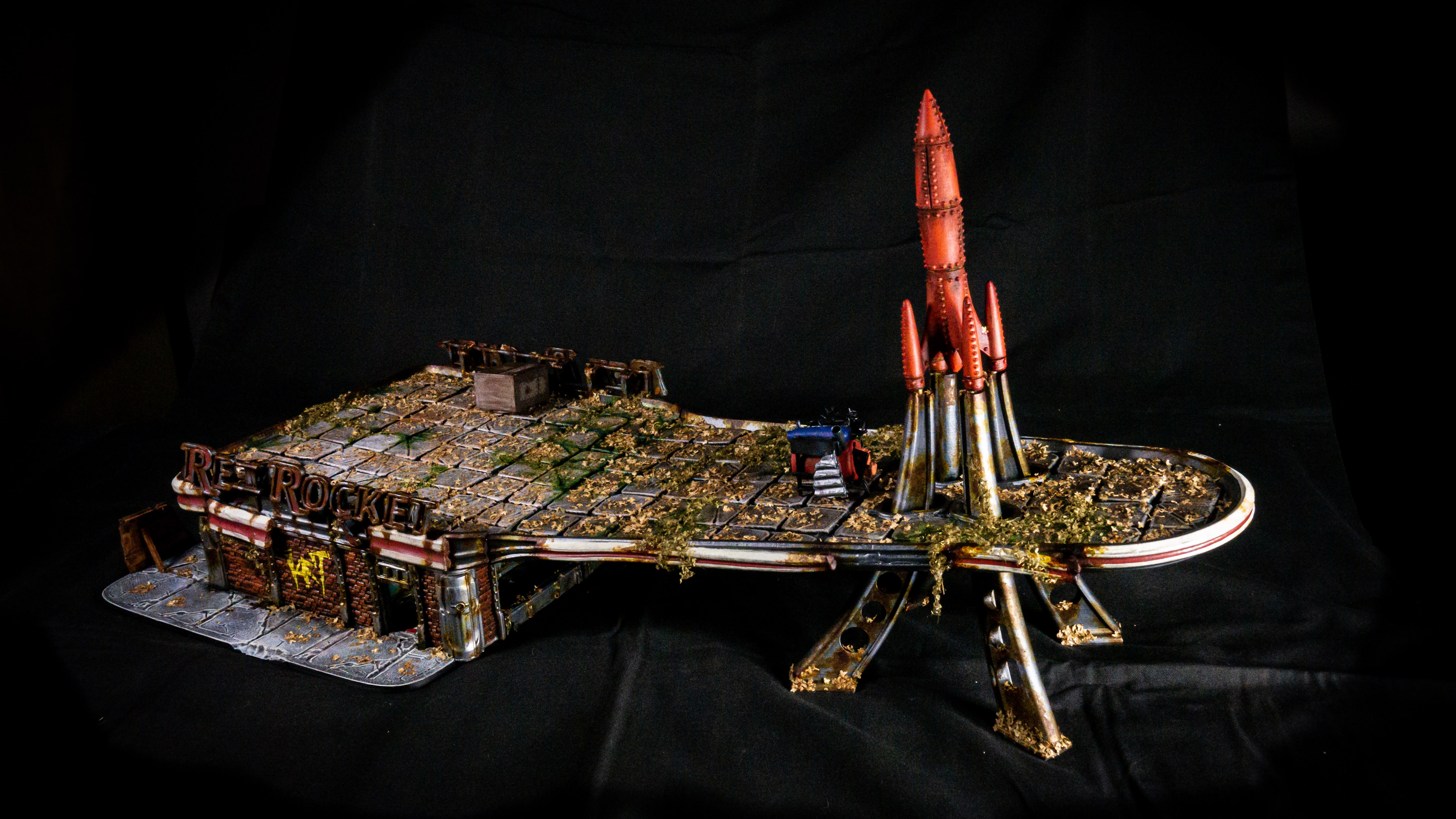 3D Printable Red Rocket - Preserved - Terrain Expansion - Fallout ...