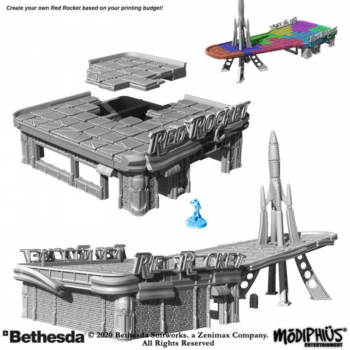 Red Rocket Bundle: Preserved & Destroyed - Terrain Expansion - Fallout: Wasteland Warfare image