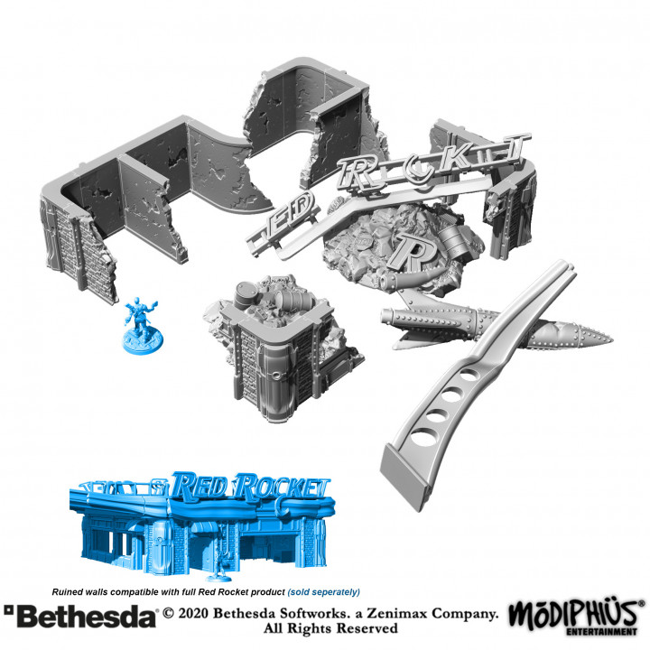 Red Rocket & Sanctuary Hill House Mega Pack! - Terrain Expansion - Fallout: Wasteland Warfare image