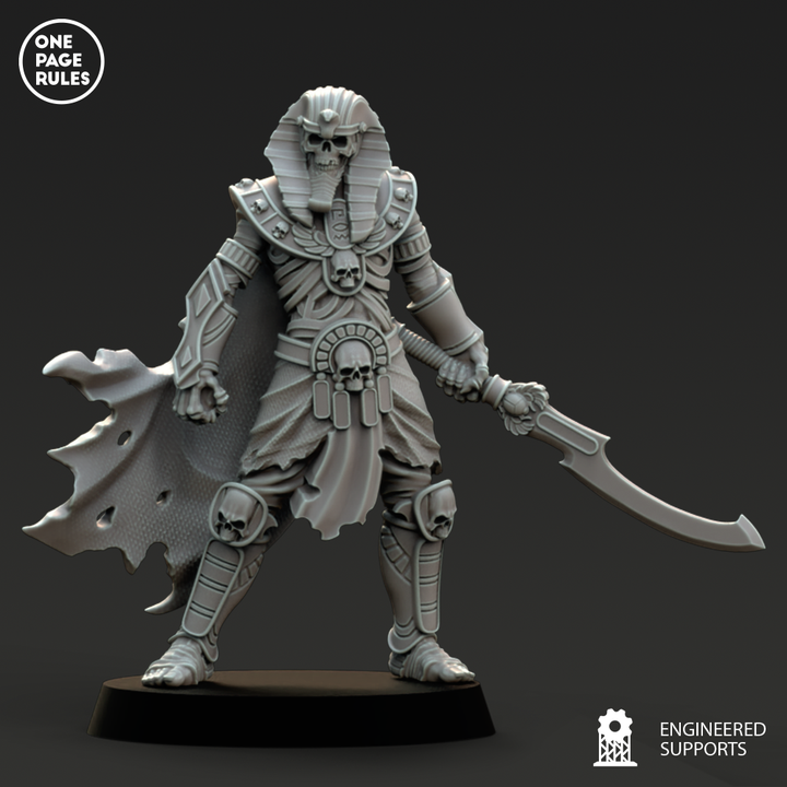3D Printable Royal Champion (Monarch) [King] - Mummified