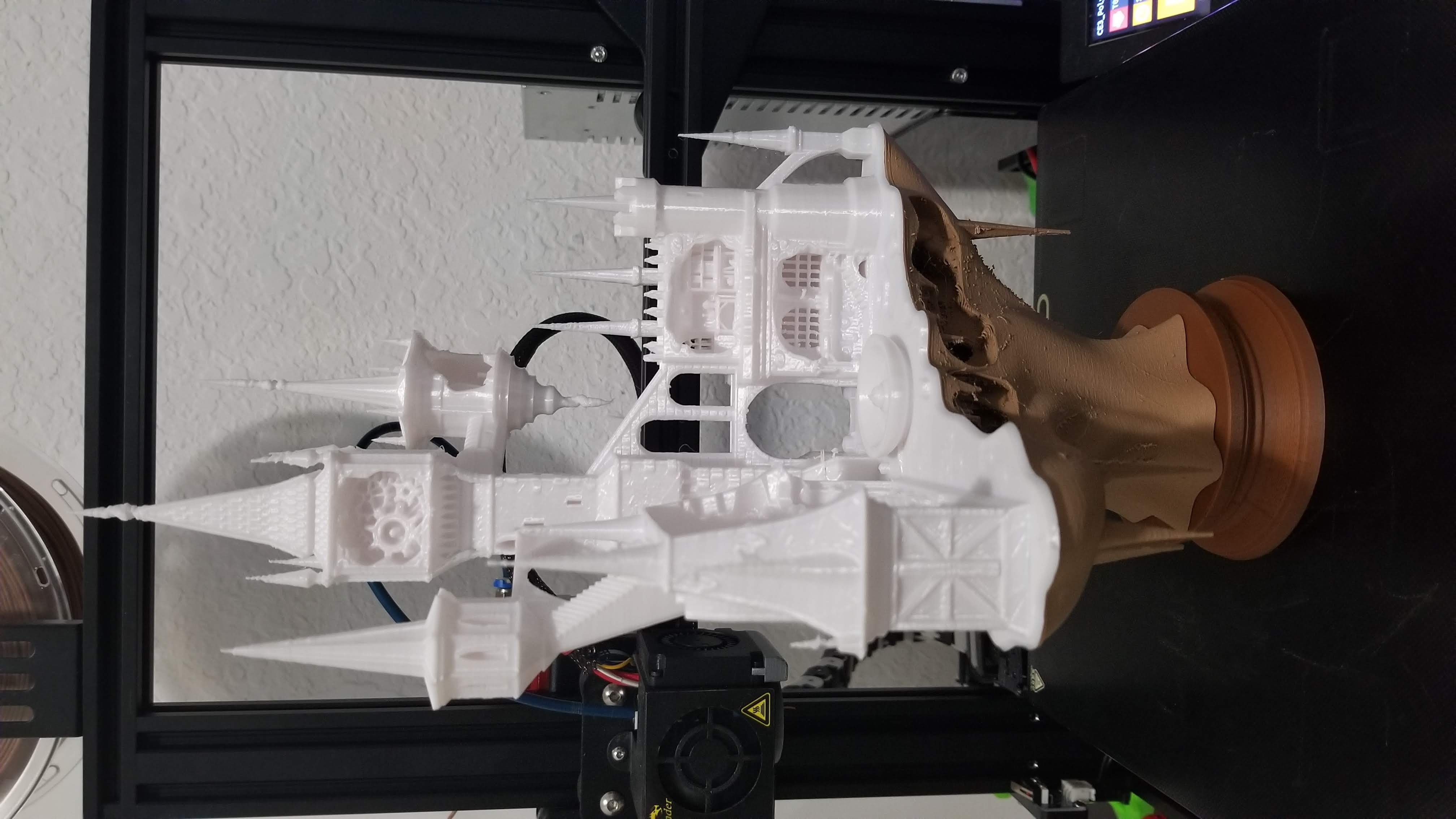 3D Print of Dracula's Castle - Castlevania by trymaynedhodge, image size:2268x4032