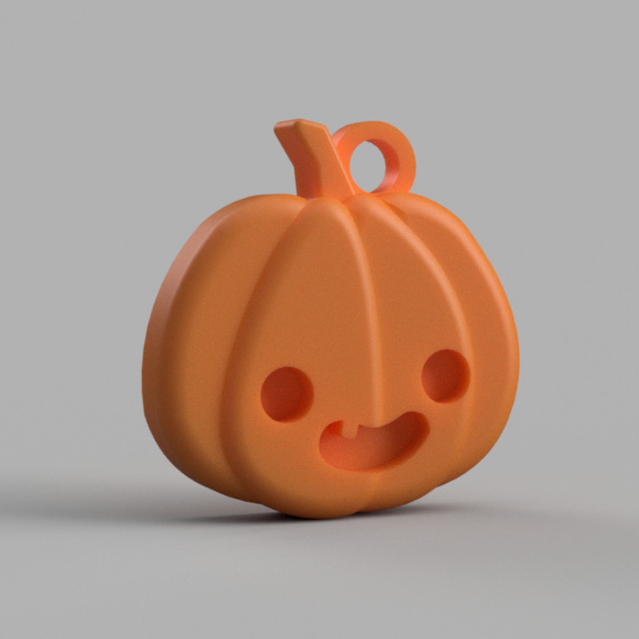 Halloween Pumpkin Keychain image