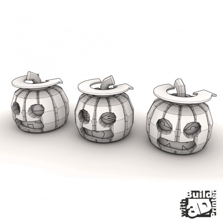 3D Printable Face Changing Halloween Pumpkin by JWoong