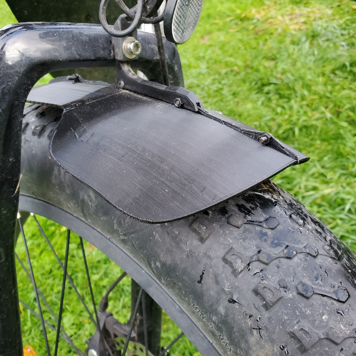 3D Printable Front fender for fat bike by Kevin Suggitt