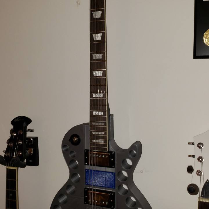 Silver Star Les Paul Guitar Body image