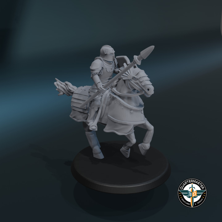 Knights on Mounts with Modular Weapons (Set 1) image