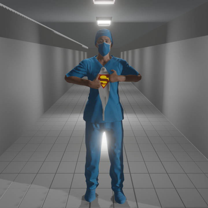 Super hero doctor image
