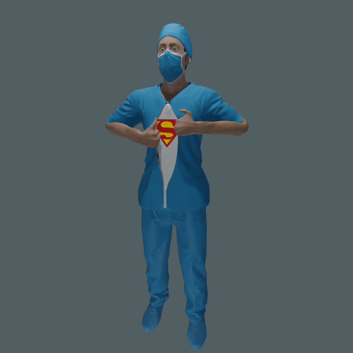 Super hero doctor image