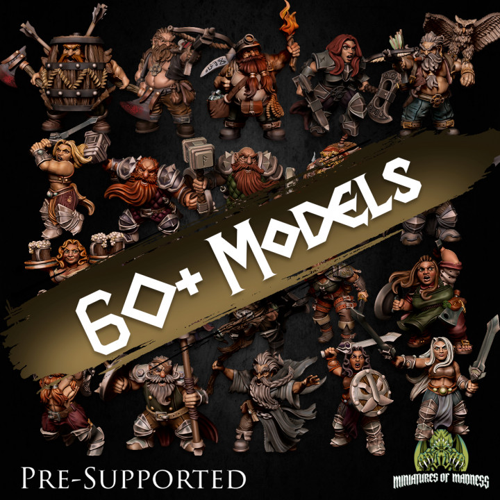 HOLD MY DWARF   [PRE-SUPPORTED] 60+ Models image