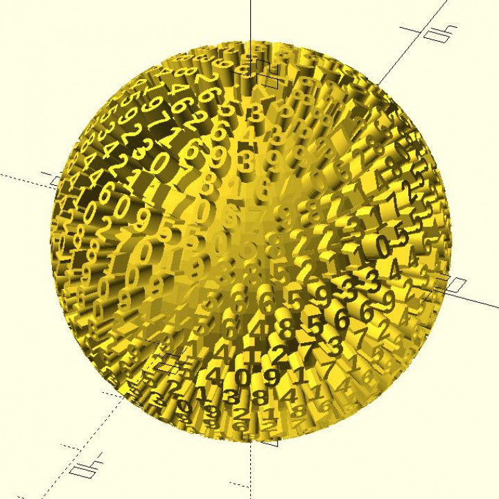 Bauer text sphere image