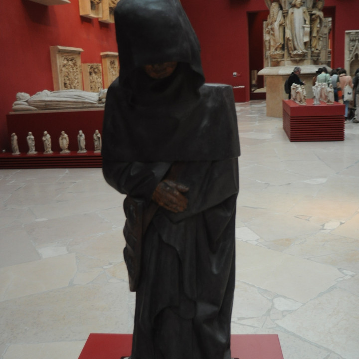 Crying over the tomb of Philippe Pot-Grand Seneschal of Burgundy image