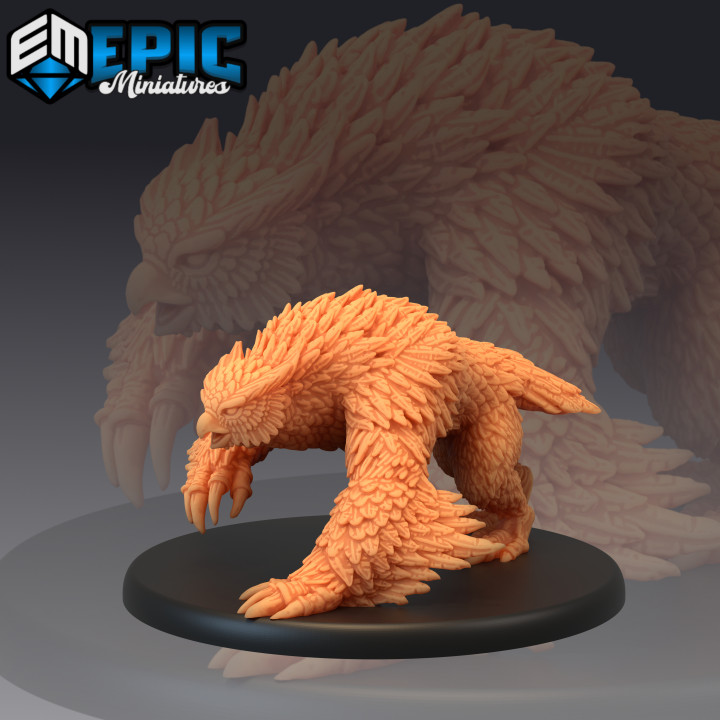 3D Printable Owlbear Set / Forest Beast / Owl Bear Hybrid Collection by ...