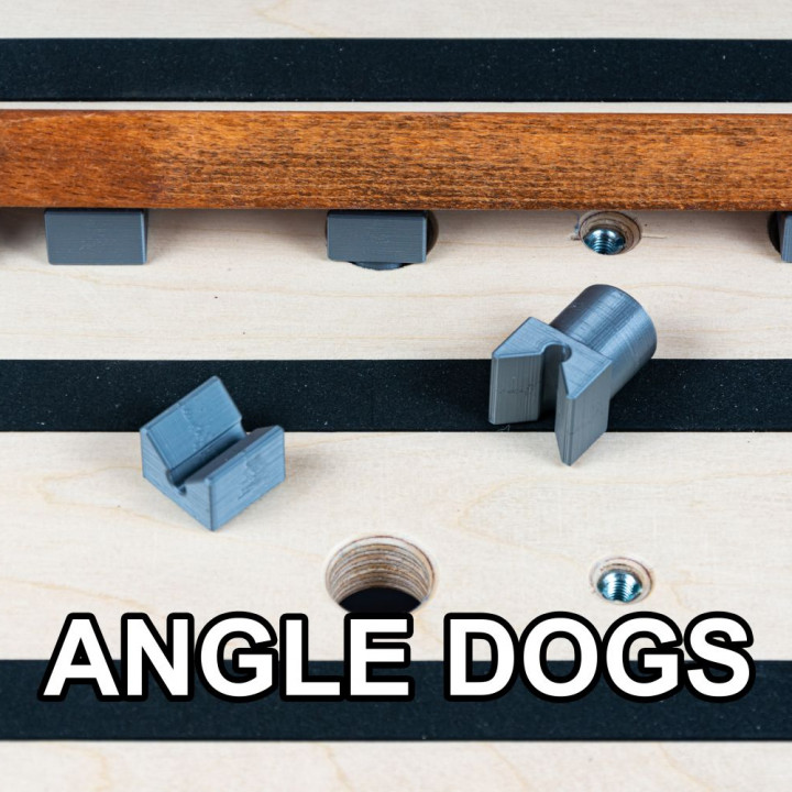 20mm (19.9mm) Bench Dog Set with Levers, Cams, Stops, etc image