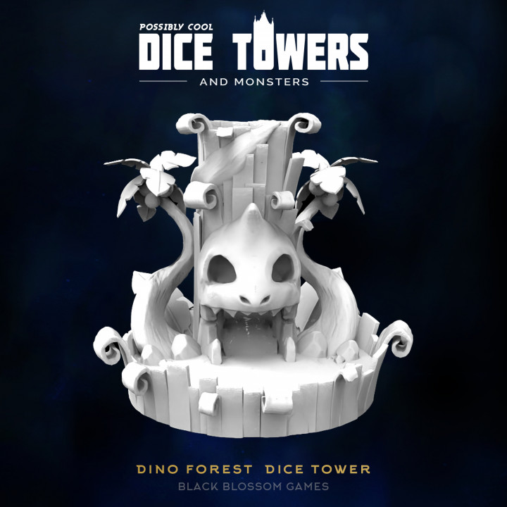 A03 Dino Forest :: Possibly Cool Dice Tower image