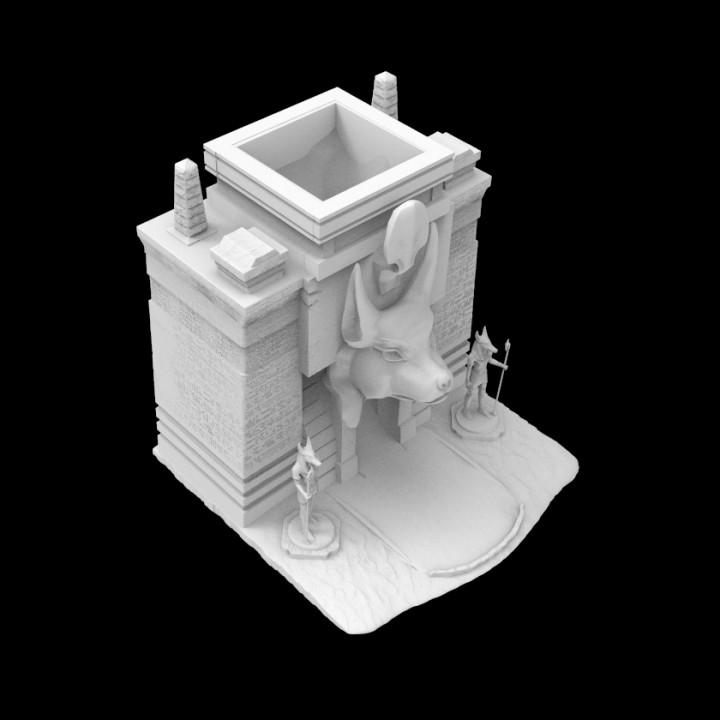 A04 Anubis :: Possibly Cool Dice Tower image