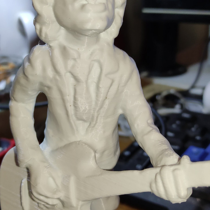 3D Print of Angus Young - ACDC inspired Figure by lefebvre1508