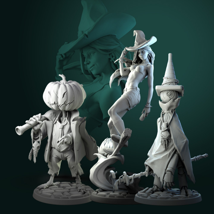 Halloween Witch bundle pre-supported image
