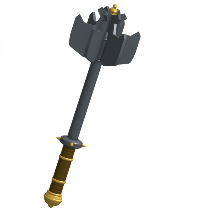 3D Printable Mace of Smiting D&D by Aguilar