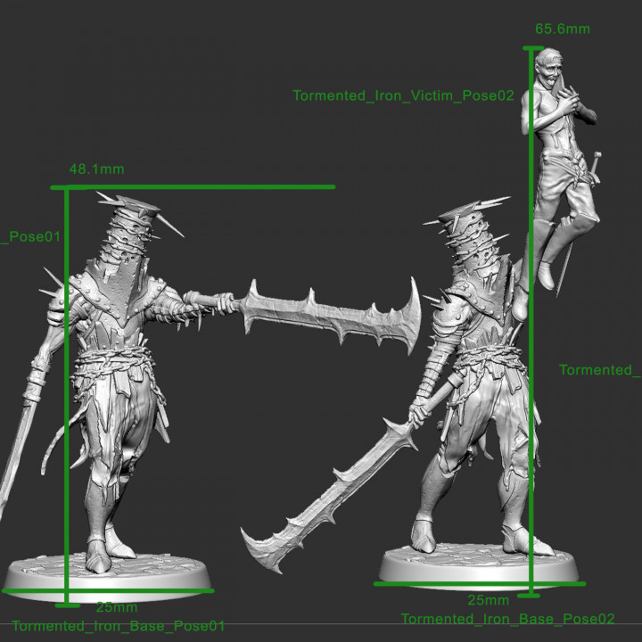 Tormented Iron Death Knight (2 poses) image