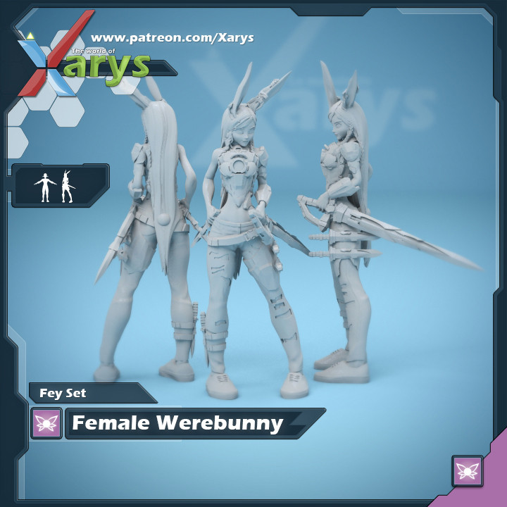 Female Werebunny image