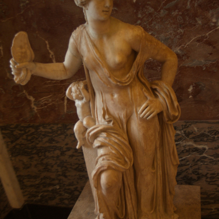 Aphrodite, known as the "Venus Vulgaris" image